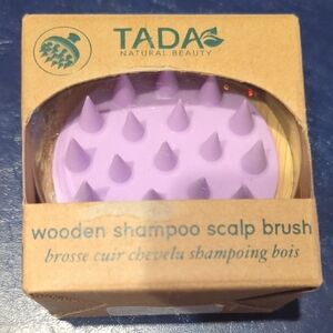 New - Tada Wooden Shampoo Scalp Brush